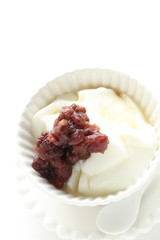 Asian red bean paste and honey yogurt