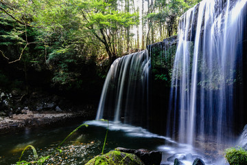 waterfall in forest