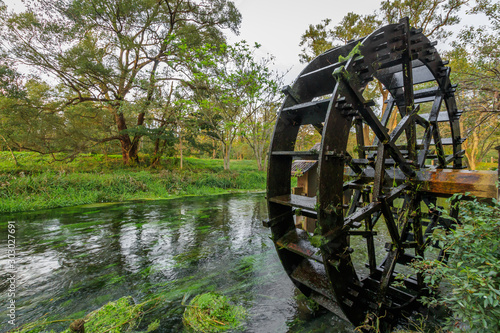 大王わさび農場 水車 長野県安曇野市 Daiou Wasabi Farm Water Wheel Nagano Azumino City Wall Mural M H 大王わさび農場 水車 長野県安曇野市 Daiou Wasabi Farm Water Wheel Nagano Azumino City Wall Mural M H