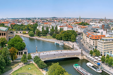 Aerial panorama of Berlin, Germany © golovianko