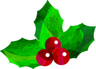 ひいらぎ イラスト フレーム ベクター 柊 クリスマス 葉 グリーン リボン Christmas Wall Mural Christm Chromame