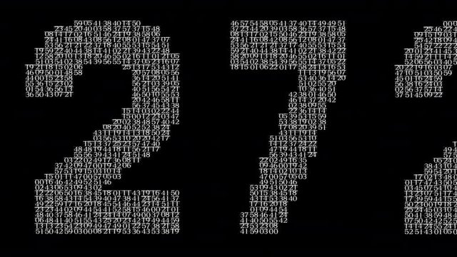 numbers code information counting digital