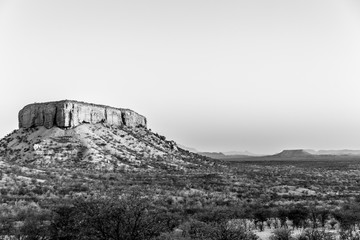 Fototapeta na wymiar Plateau du Waterberg en Namibie