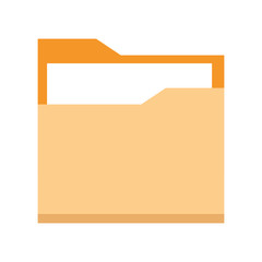 document folder icon, colorful design