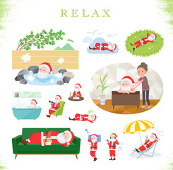 flat type Santa Claus_relax
