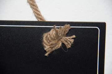 rope on wooden background