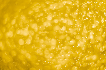 Christmas and Happy new year on blurred bokeh with snowfall banner background