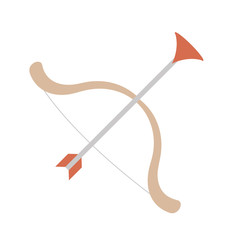 arch and arrow baby toy isolated icon
