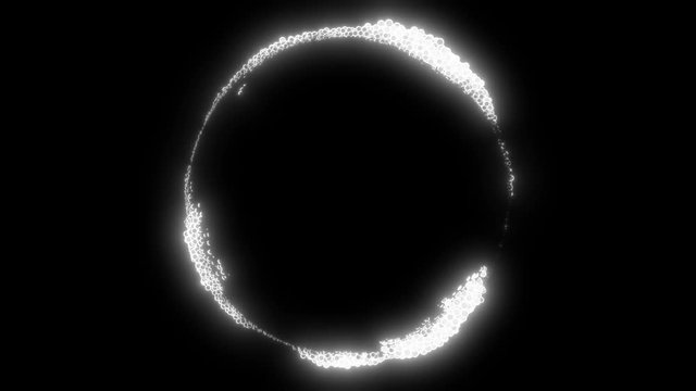 Bubble Cell Eclipse Border with space for text
