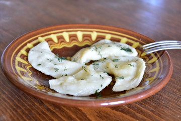 Vareniki i pelmeni. Ukrainian and Russian cuisine