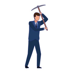 Businessman avatar vector design