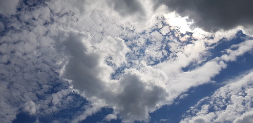 clouds in the sky