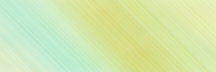 Obraz premium abstract colorful horizontal presentation banner background texture with diagonal lines and tea green, khaki and dark khaki colors and space for text and image