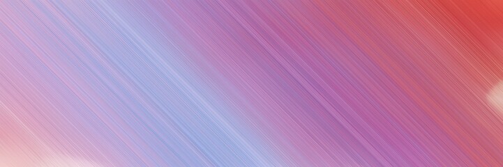 abstract colorful horizontal business banner texture with diagonal lines and pastel violet, light pastel purple and moderate red colors and space for text and image