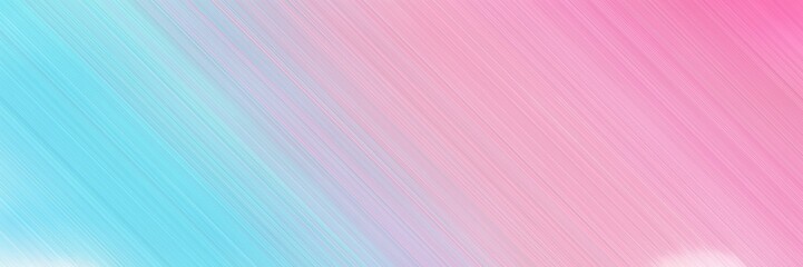 Obraz premium abstract digital banner background with pastel magenta, baby blue and pale turquoise colors and space for text and image
