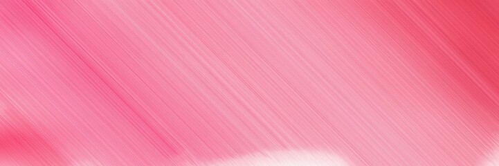 abstract colorful horizontal presentation banner texture with diagonal lines and pastel magenta, indian red and pastel pink colors and space for text and image