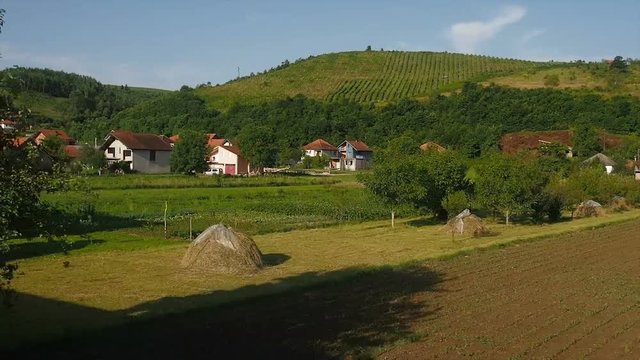 Beautiful views from famous Belgrade - Bar railroad passing through Serbia and Montenegro