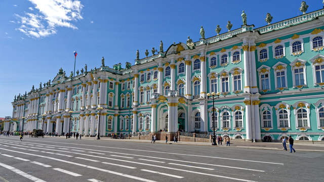 Le musée de l’Ermitage, Saint-Petersbourg, Russie
