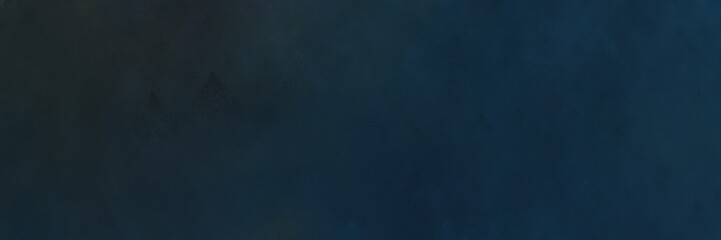 Fototapeta premium very dark blue, very dark green and dark gray color background with space for text or image. vintage texture, distressed old textured painted design. can be used as header or banner