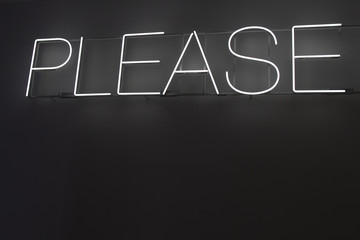 Neon quotes - Street photography in Rome, Italy.