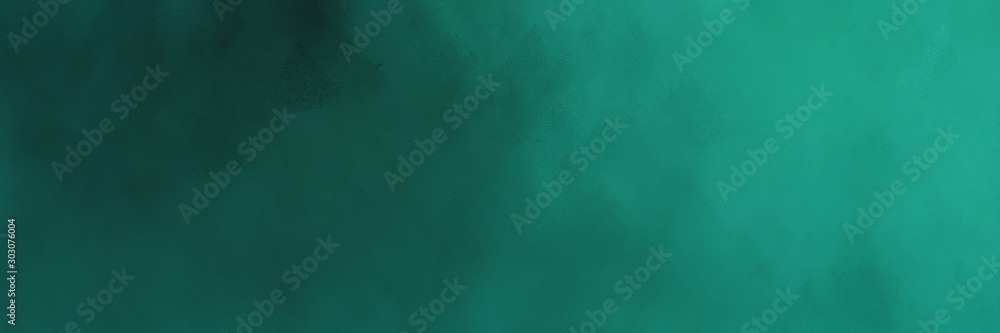 Aufkleber abstract painting background graphic with dark slate gray, dark cyan and teal colors and space for t