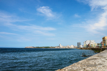 Fototapeta na wymiar beautiful view of havana bay