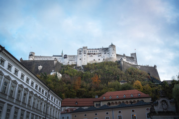Fototapeta premium Hohensalzburg Fortress - Salzburg, Austria