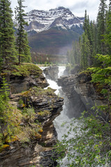 Kanada, Athabasca Falls am Icefields Parkway, Jasper Nationalpark