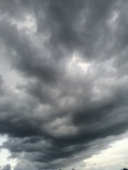 Obraz premium dramatic sky with clouds