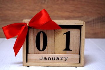 New Year's composition: the first of January - the beginning of a new year