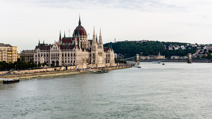 Fototapeta na wymiar Budapest, Ungheria, Parlamento