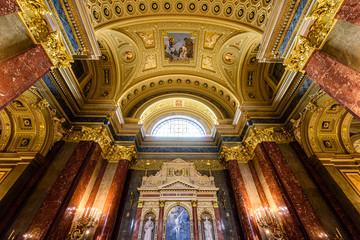 Obraz premium Budapest, Ungheria, basilica Santo Stefano