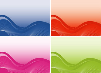 Background template with abstract patterns