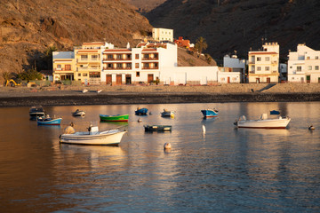 view of port of La Gomera