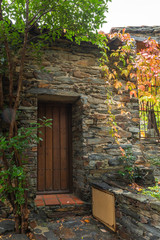 old door in garden