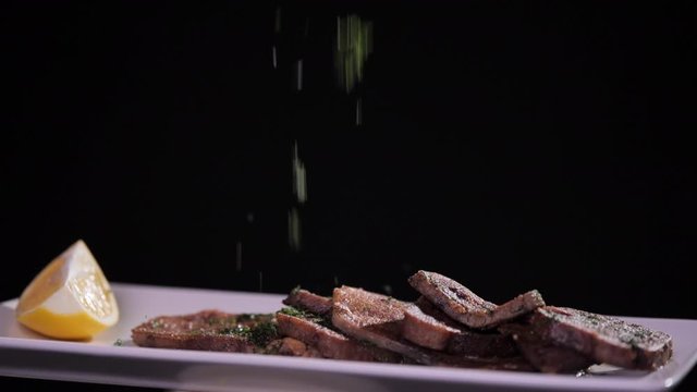 Veal on a Plate Shot in Macro Mode