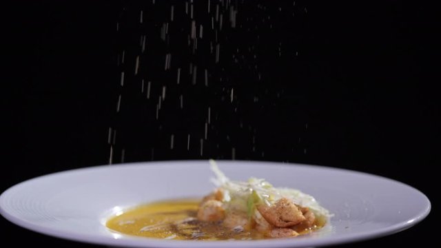 Chicken Soup Shot in Macro Mode
