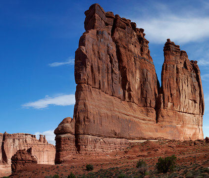 Courthouse Rock, Arches National Park, Utah, USA © Paul