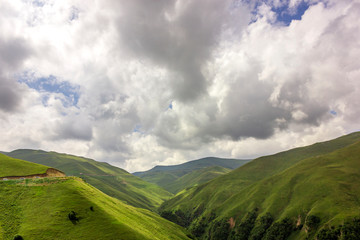Obraz premium Russian region, Chechen Republic, Caucasus Mountains