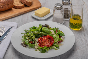 Delicious Healthy Organic Salad, Homemade Diet Food.