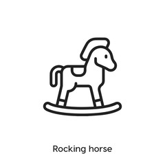 racking horse icon vector symbol sign