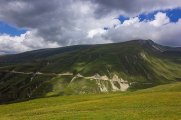 Russian region, Chechen Republic, Caucasus Mountains