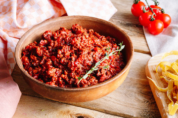 spicy minced beef