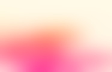 Pink yellow gradient blur background. Soft abstract pattern. Empty illustration for fashion design.