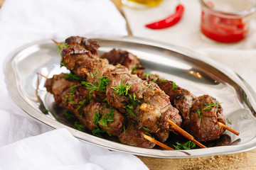 pork skewers