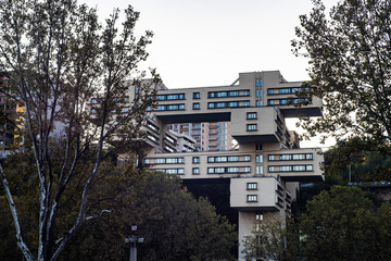 Famous soviet building in Tbilisi