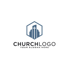 Church vector logo symbol graphic abstract template