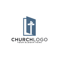 Church vector logo symbol graphic abstract template