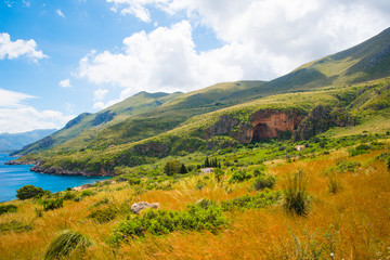 Naklejka premium National Park of the Gypsy Reserve in Sicily