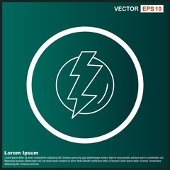 Lightening  icon for your project